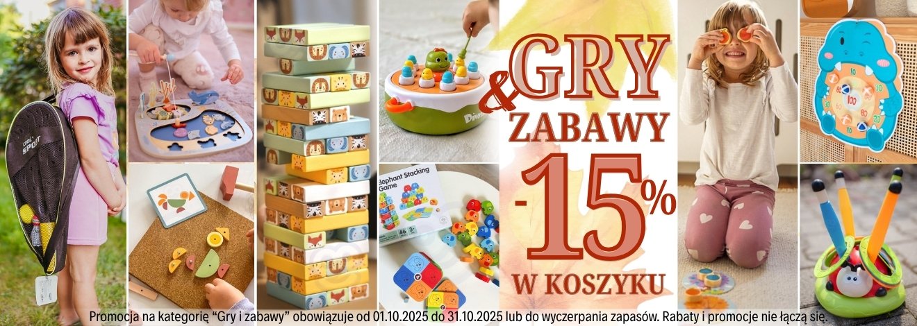 -15% "GRY I ZABAWY"
